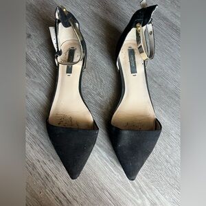 Black Ankle Strap Women Shoes